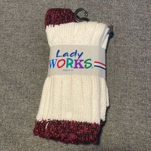 Lady works socks, NWT, 9-11